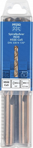 Сверло по металлу SPB DIN338 HSSE d 12,5, арт.25203584 